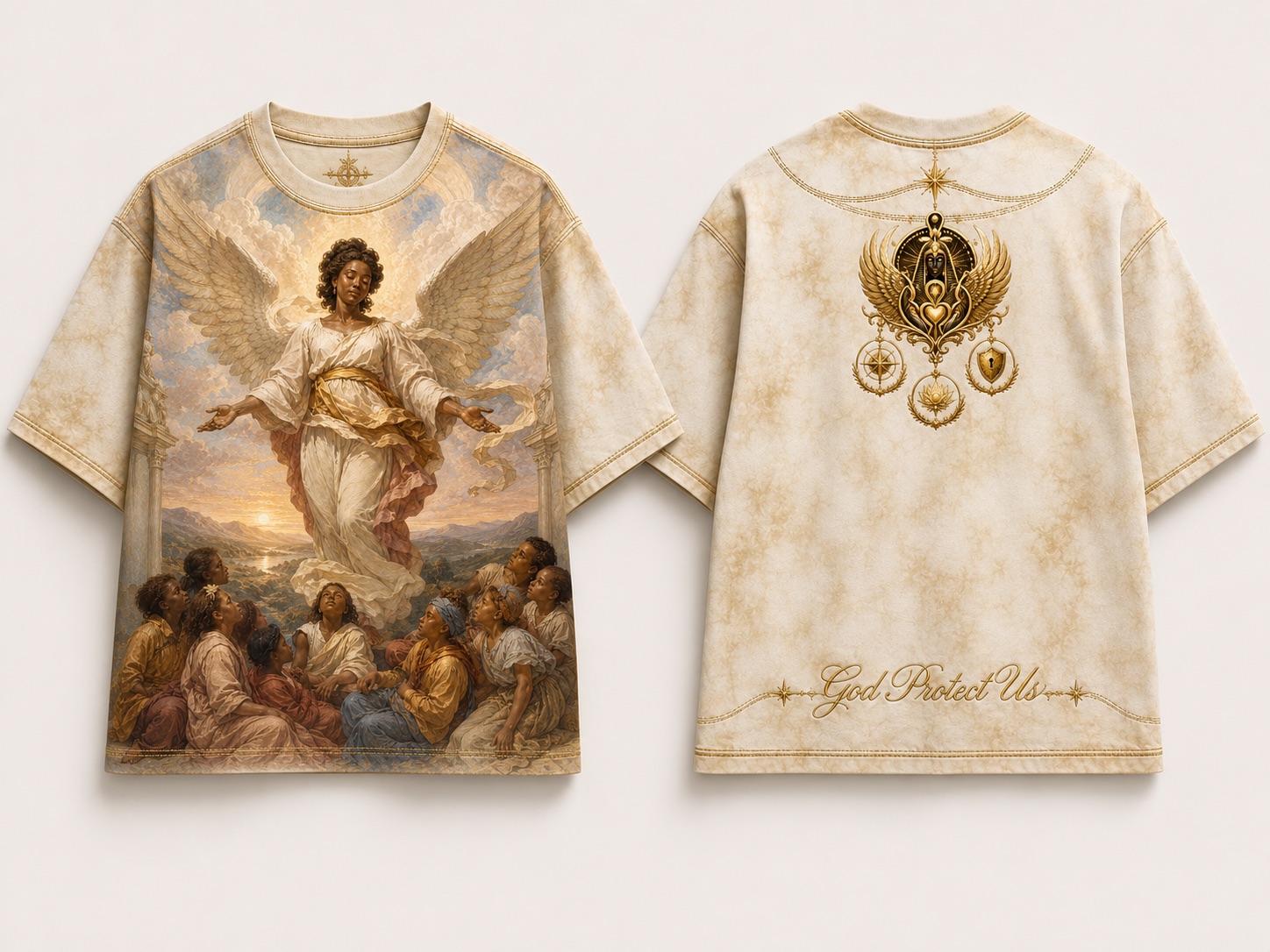 Make G.O.D. Me Please Crest Hoodie